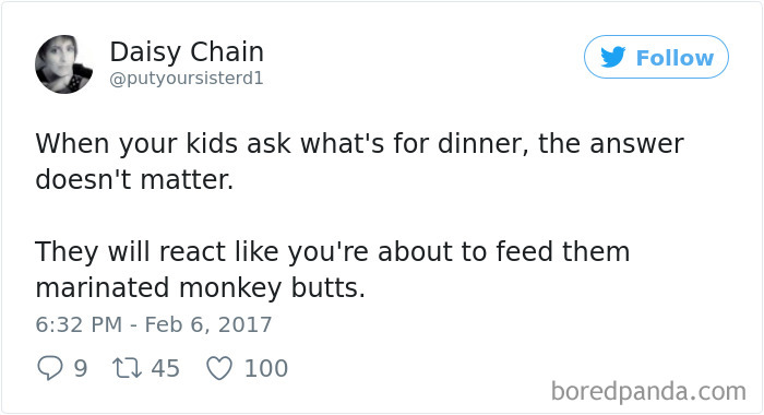 Parenting Food Tweet