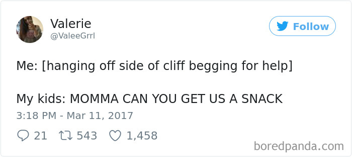 Parenting Food Tweet