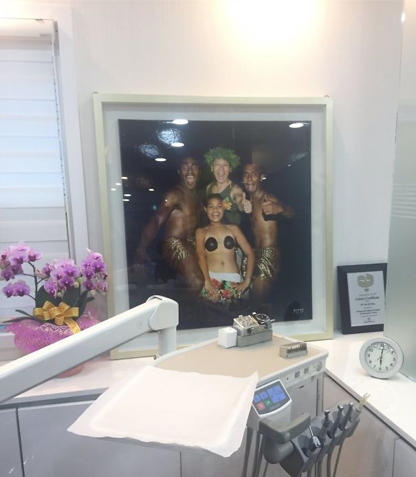 More When Your Dentist Wants You To Know He Studied At UCLA, But Most Importantly, That He Partied In Fiji