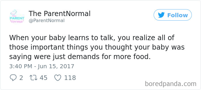 Parenting Food Tweet