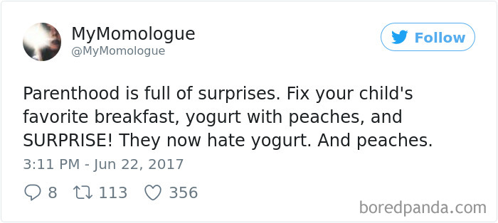 Parenting Food Tweet