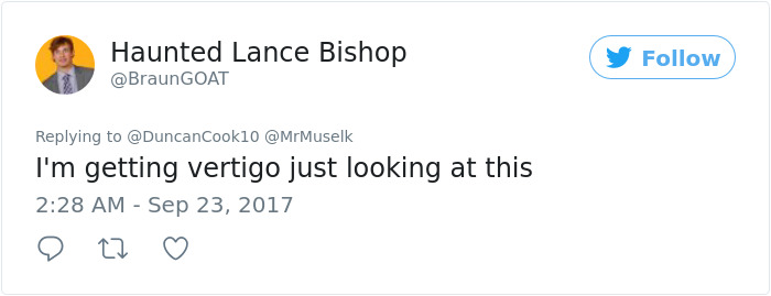 Genius Optical Illusion On This Floor Stops People From Running In The Hallway