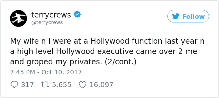 Terry Crews Reveals How He Was Sexually Assaulted By Someone In Hollywood And Why He Kept Silent