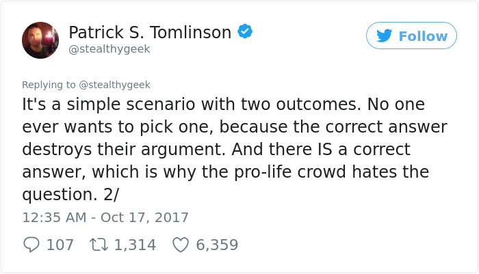 This Man Asked A Simple Question Online That Shut Down The Whole Anti-Abortion Argument This Man Asked A Simple Question Online That Shut Down The Whole Anti-Abortion Argument