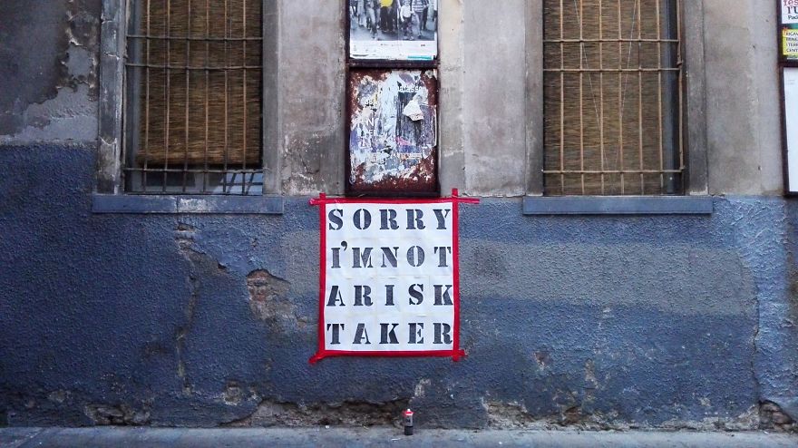 A Street Artist Jokes With The Urban Environment And Creates Playful Installations For The Passersby