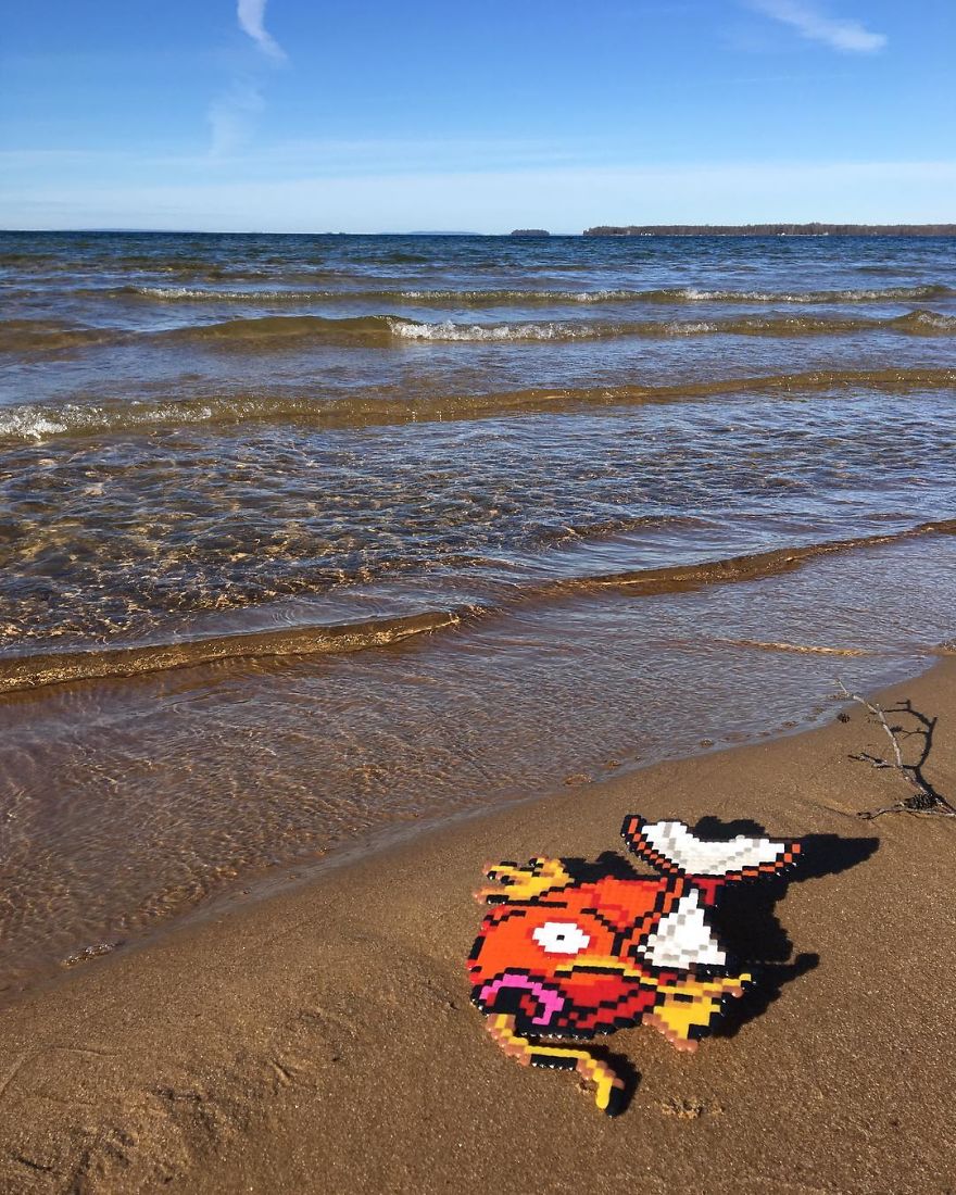 Artist Mixes Pixel Art With Reality And The Result Was Really Fun