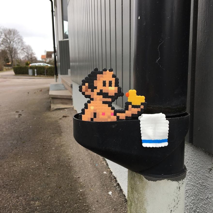 Artist Mixes Pixel Art With Reality And The Result Was Really Fun