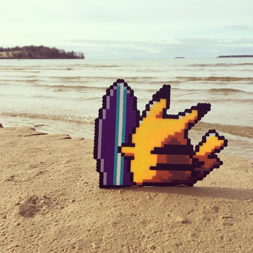 Artist Mixes Pixel Art With Reality And The Result Was Really Fun