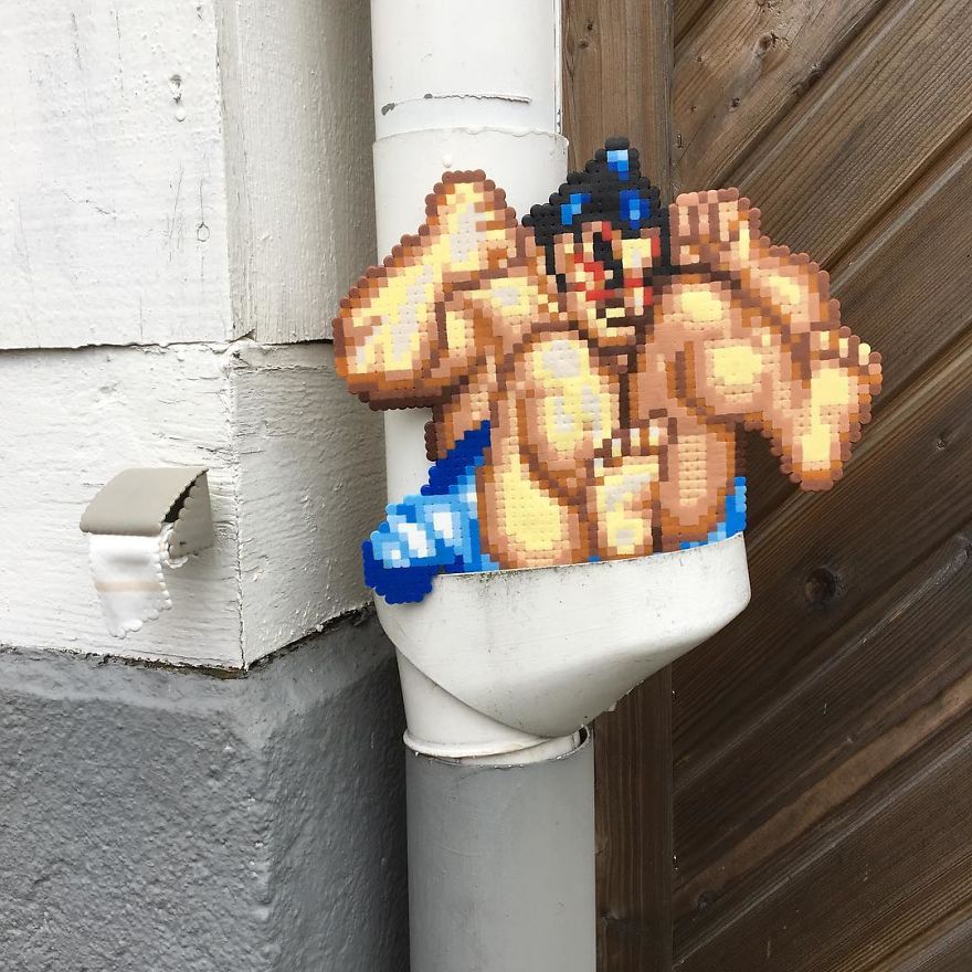 Artist Mixes Pixel Art With Reality And The Result Was Really Fun