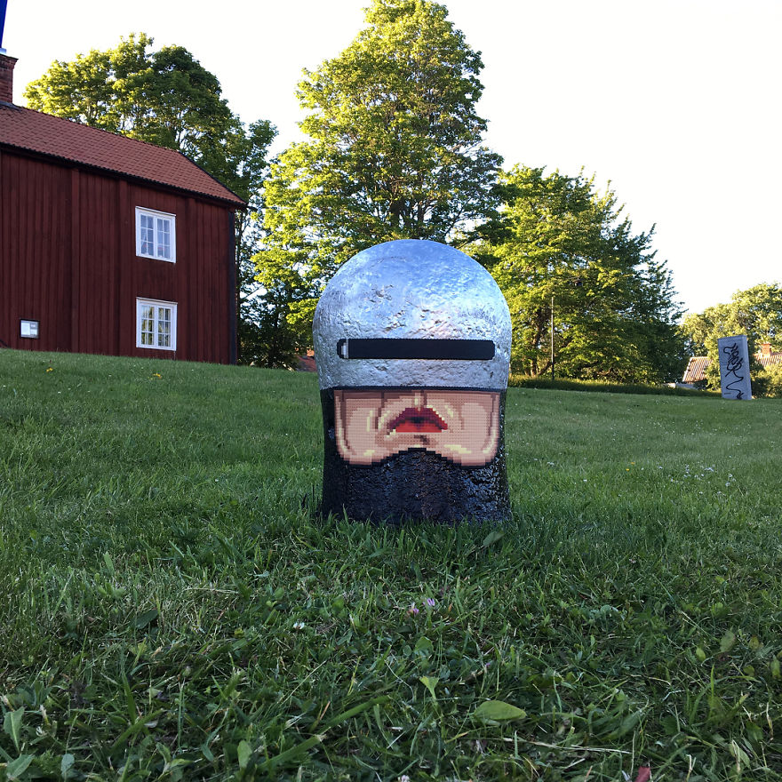 Artist Mixes Pixel Art With Reality And The Result Was Really Fun