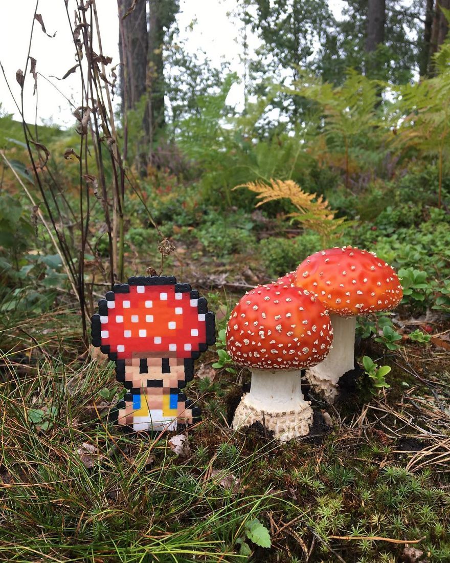 Artist Mixes Pixel Art With Reality And The Result Was Really Fun