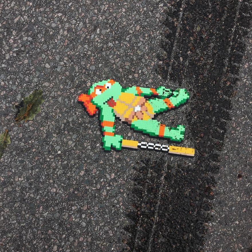 Artist Mixes Pixel Art With Reality And The Result Was Really Fun