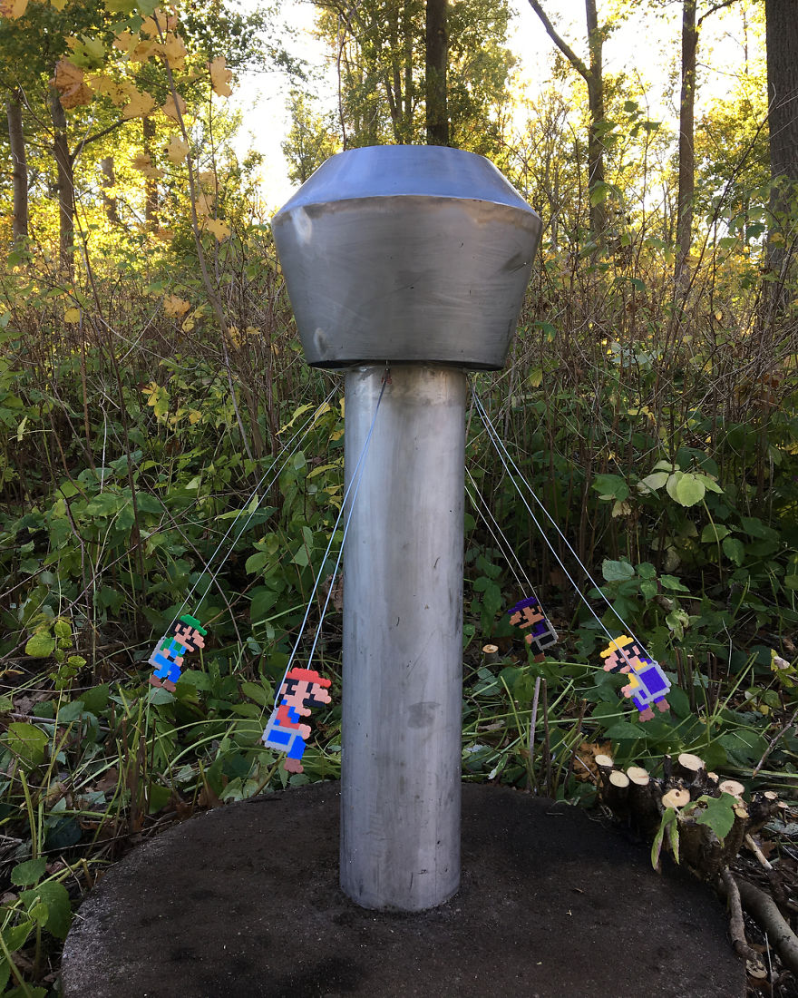 Artist Mixes Pixel Art With Reality And The Result Was Really Fun