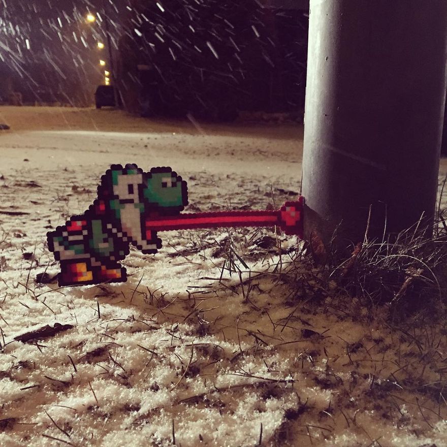 Artist Mixes Pixel Art With Reality And The Result Was Really Fun