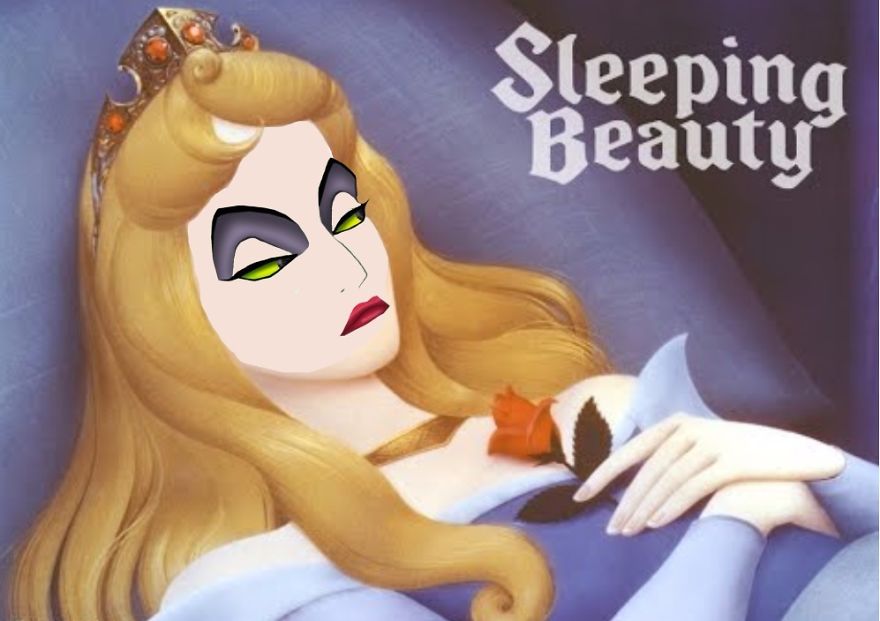 I Added Disney Villains To Their Corresponding Protagonists' Face