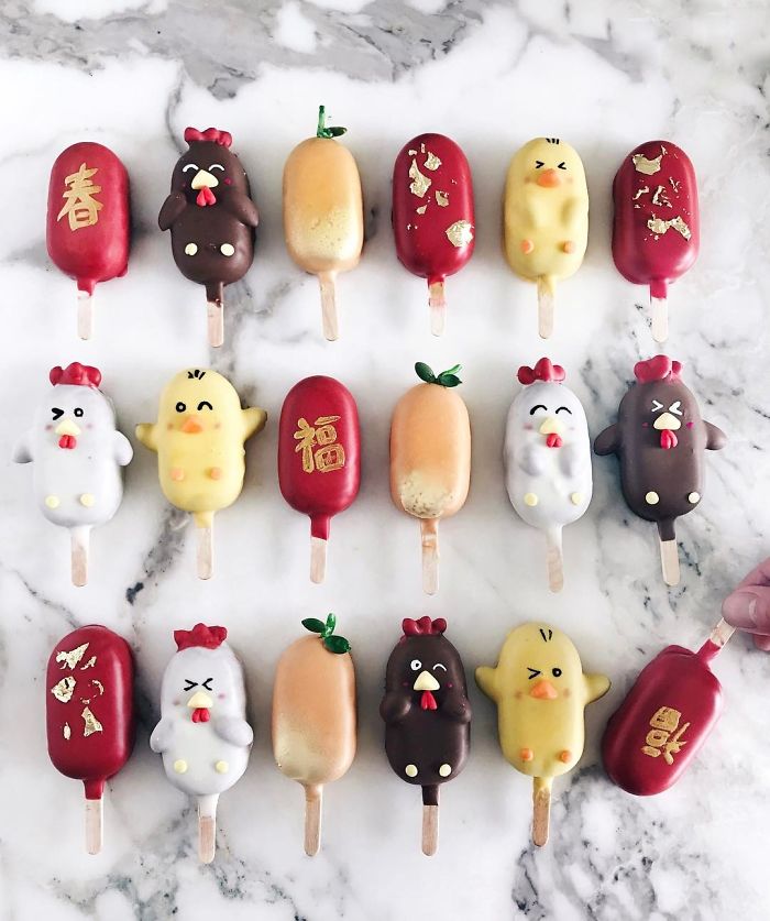 Avid Home Baker Who Turns Leftover Cake Scraps Into Meticulously Crafted Cake-Popsicles