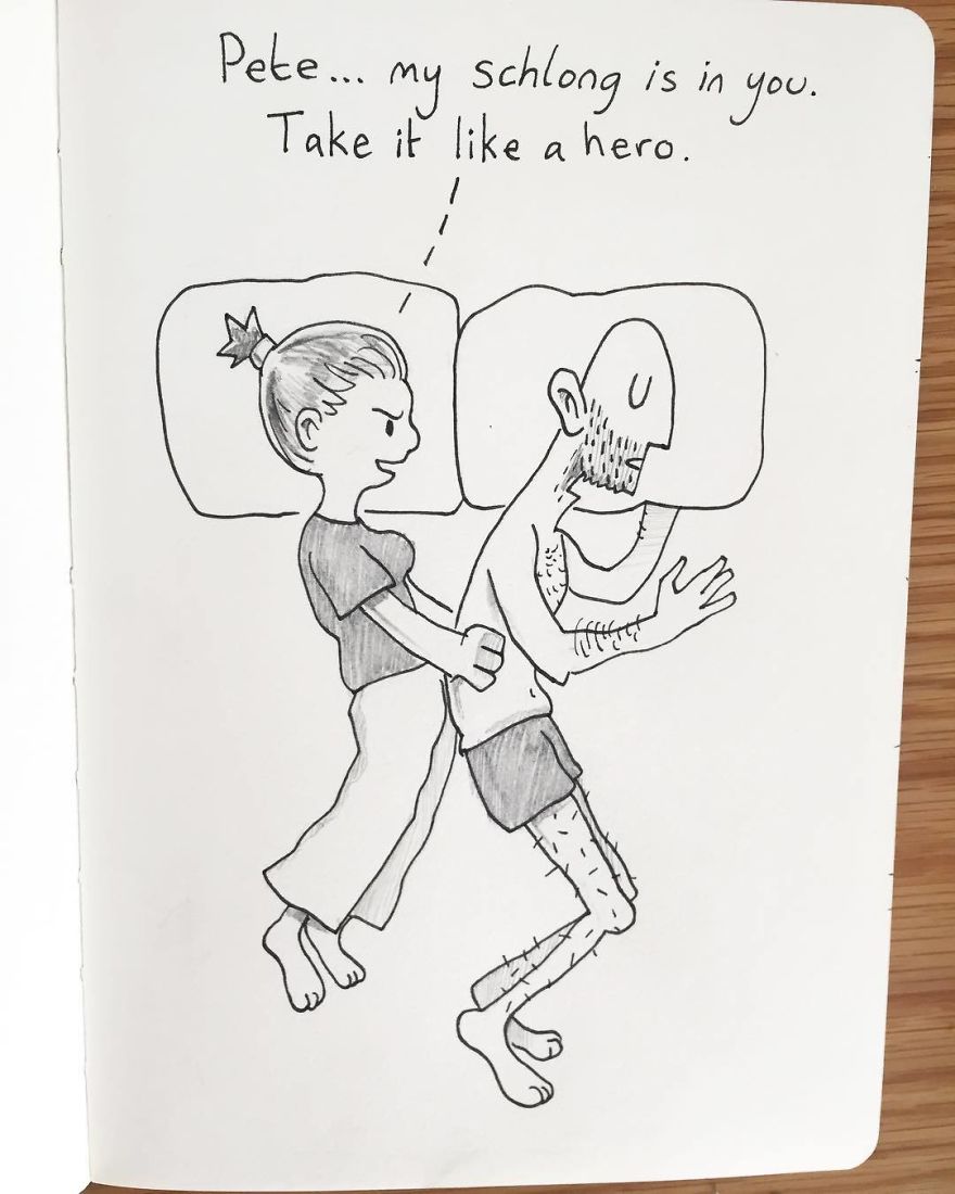 This Is What Happened When I Turned Over To Sleep The Other Night. Kellie Can Be All Sleepy And Telling Me She's Tired, But As Soon As I Roll Over To Sleep She Comes Alive And Craves Attention 