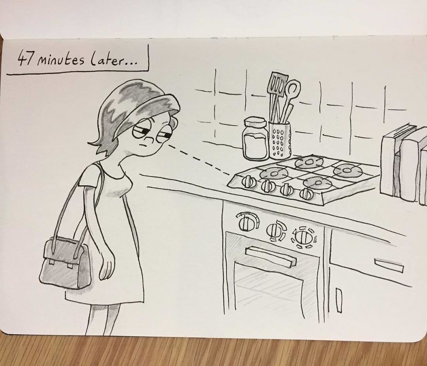 Kellie Has Ocd About Switches Being Turned Off, So Before Leaving The House She Will Stare At The Hob For An Eternity, Checking And Triple-Checking That Everything Is Turned Off