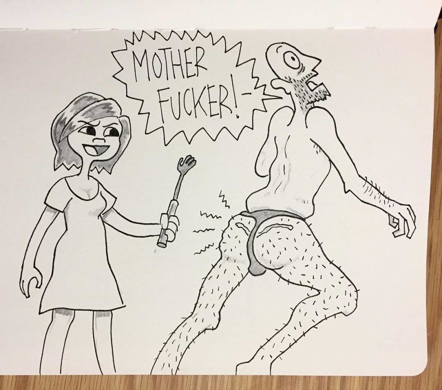 The Other Day When I Was Getting Dressed We Found Ourselves In A Situation Where I Goaded Kellie Into Whipping Me Across The Ass Incredibly Hard With A Plastic Backscratcher 