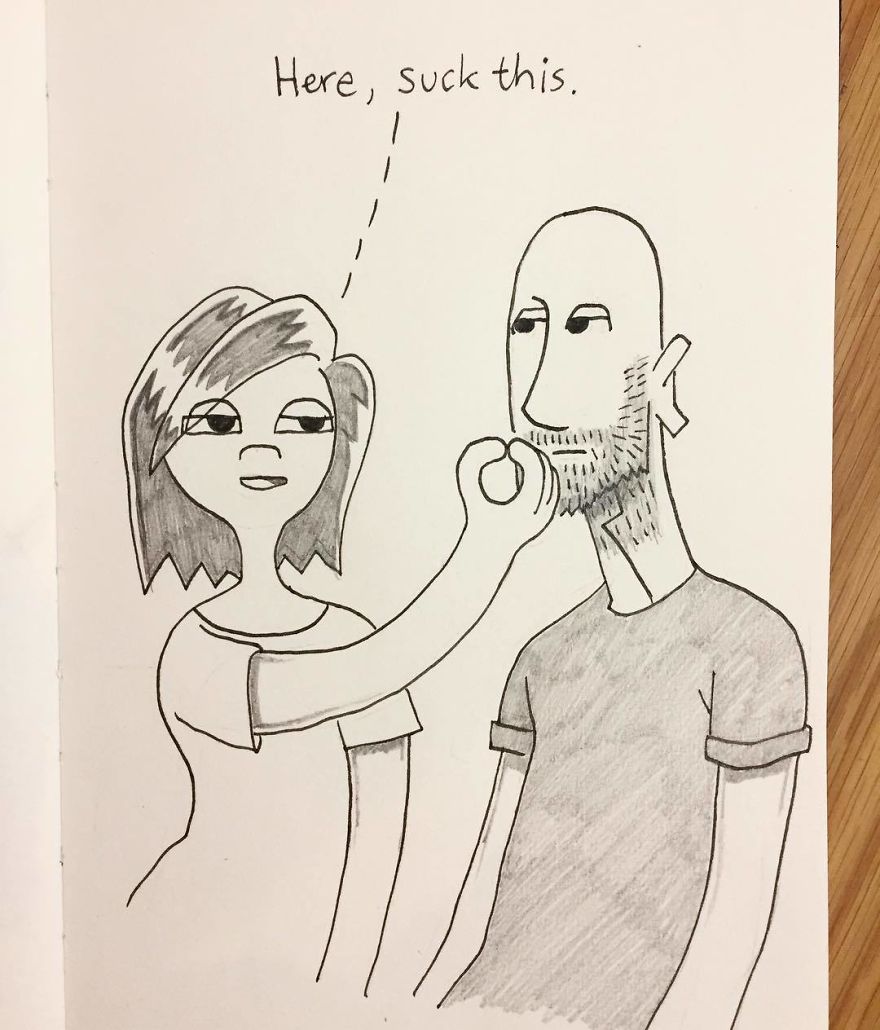 Sometimes When Kellie Is In A Silly Or Bored Mood, She Might Try To Make Me Suck A Pretend Dick