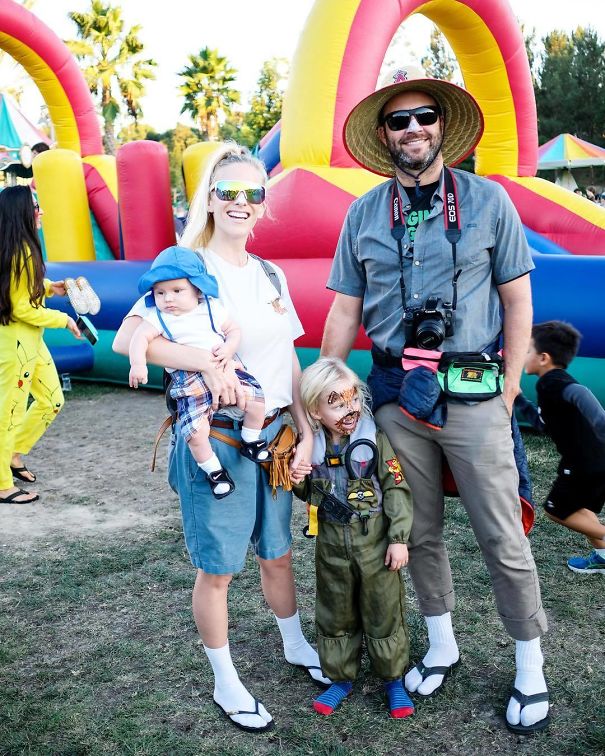 The Funniest Part About Dressing Up As Tacky Tourists Is That Not Everyone Got That It Was A Costume. Same Thing Happened Last Year. It's Just How We Roll