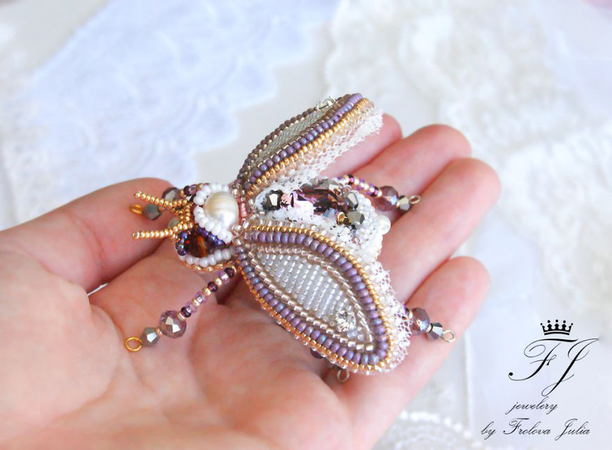 Beetles Reunion: Beaded Insects By Julia Frolova