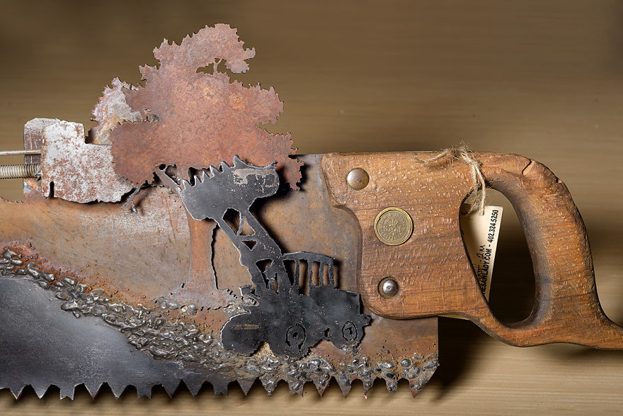 I Made The Shoreline With Extra Welds And Plasma Cut The Equipment