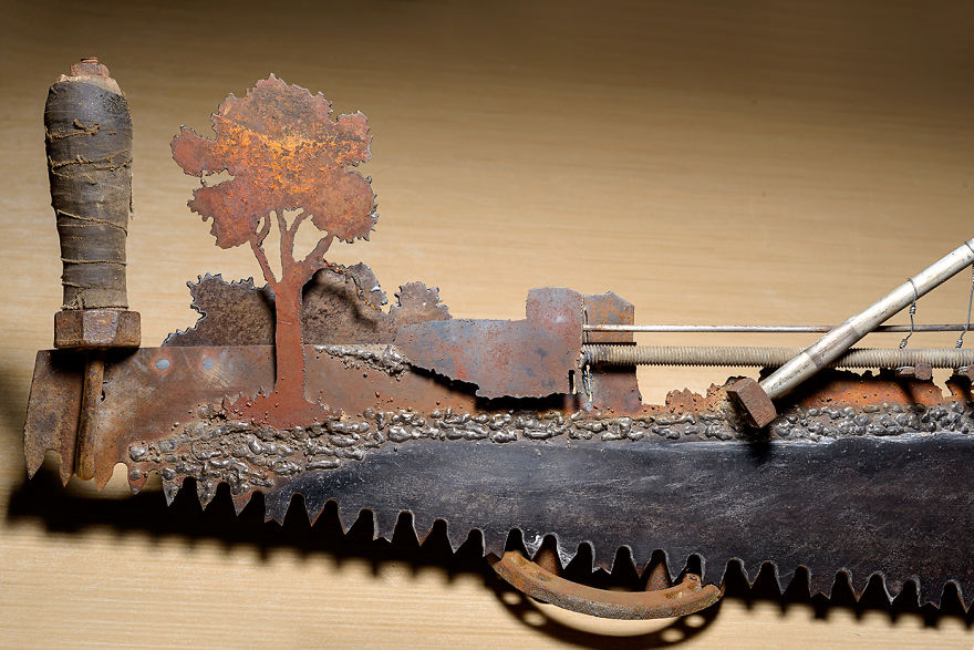 More Shoreline And Added Parts, Complete With A Nice Rustic Handle!