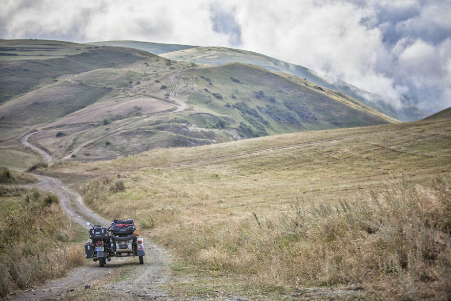 We Took Less-Traveled Roads To The Caucasus Mountains With Our 5-Year-Old Son Sitting In A Sidecar We Took Less-Traveled Roads To The Caucasus Mountains With Our 5-Year-Old Son Sitting In A Sidecar