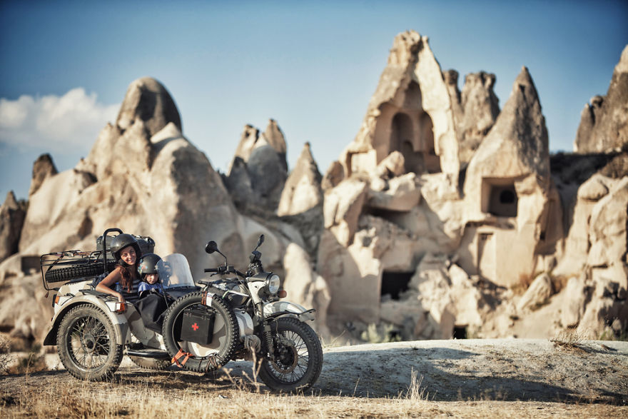 We Took Less-Traveled Roads To The Caucasus Mountains With Our 5-Year-Old Son Sitting In A Sidecar We Took Less-Traveled Roads To The Caucasus Mountains With Our 5-Year-Old Son Sitting In A Sidecar