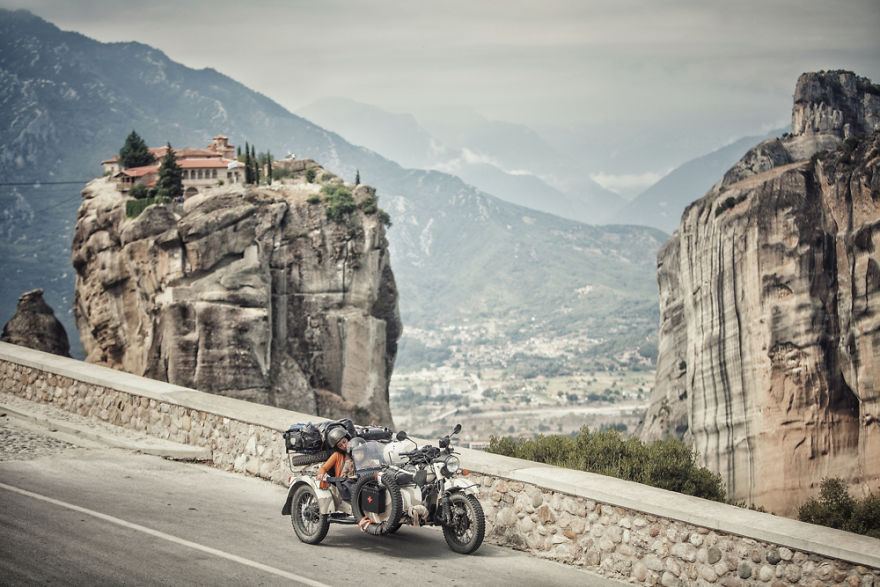 We Took Less-Traveled Roads To The Caucasus Mountains With Our 5-Year-Old Son Sitting In A Sidecar We Took Less-Traveled Roads To The Caucasus Mountains With Our 5-Year-Old Son Sitting In A Sidecar