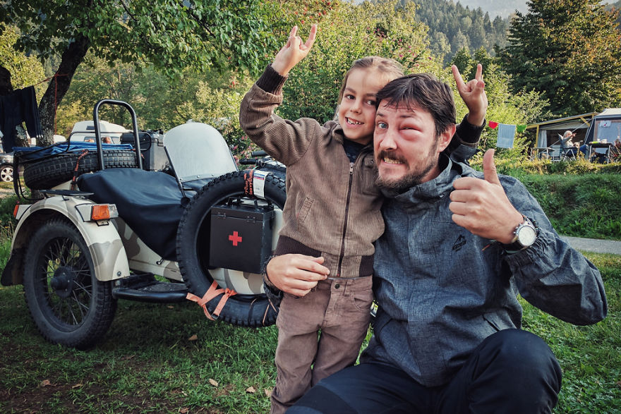 We Took Less-Traveled Roads To The Caucasus Mountains With Our 5-Year-Old Son Sitting In A Sidecar We Took Less-Traveled Roads To The Caucasus Mountains With Our 5-Year-Old Son Sitting In A Sidecar