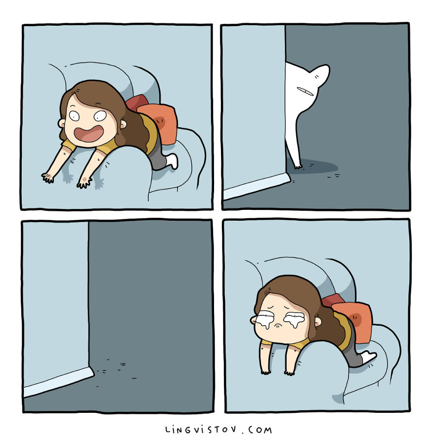 Comics About Life With A Cat