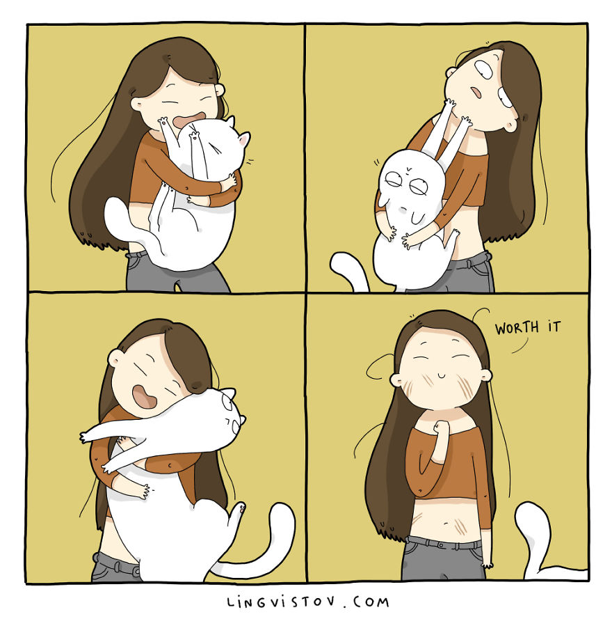 Comics About Life With A Cat