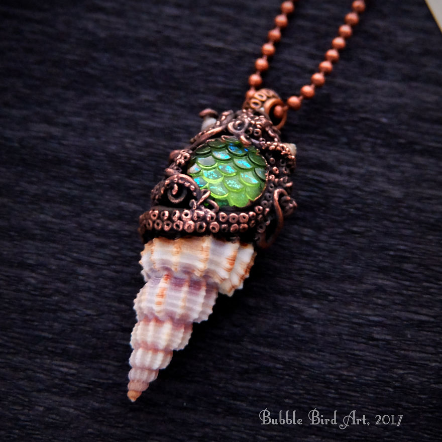 I Make Nature-Inspired Copper Electroformed Jewerly