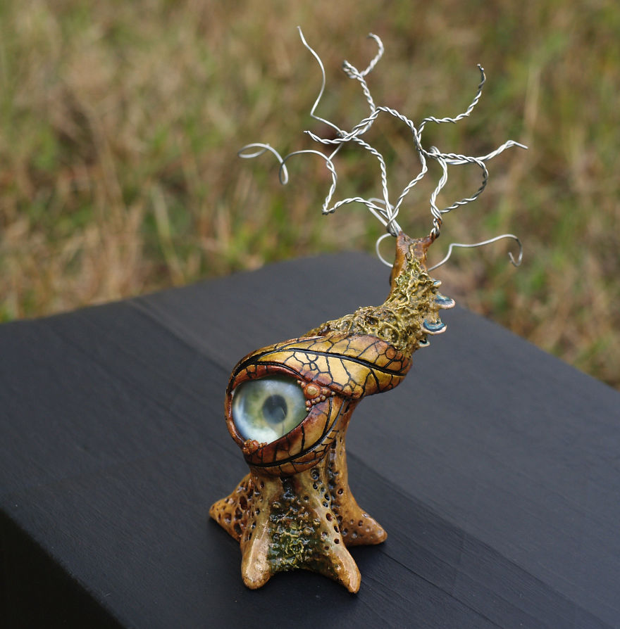 I Make Sculptures Of Gentle Monsters From Polymer Clay