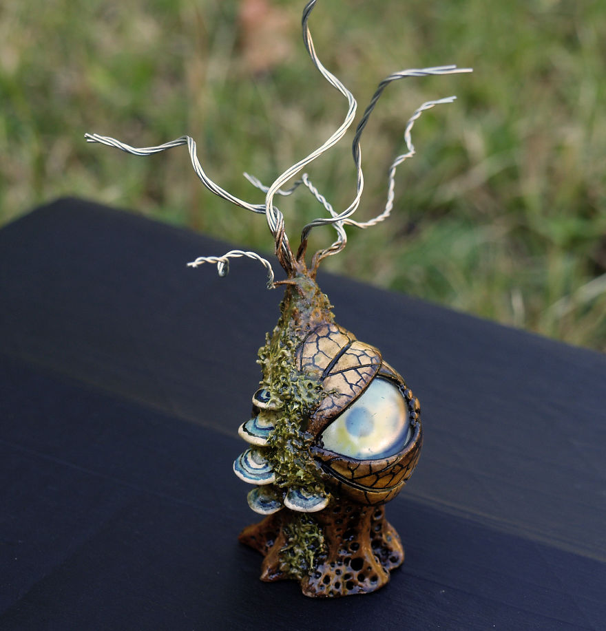 I Make Sculptures Of Gentle Monsters From Polymer Clay