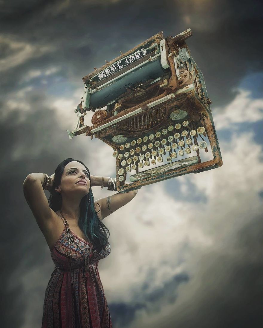 I Took Photos Of My Family And Digitally Edited Them Into A Crazy Fantasy Land