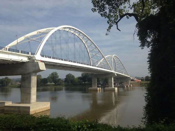 Building The Broadway Bridge Little Rock,arkansas