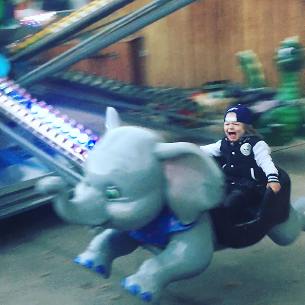 He Wanted To Get On That Ride. I'm Really Hoping This Isn't His First Memory