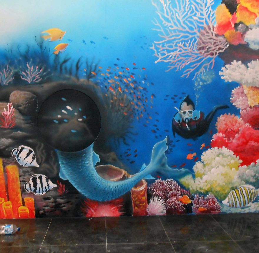 I Made 3d Trick Art For Photobooth In Batam 3d Museum