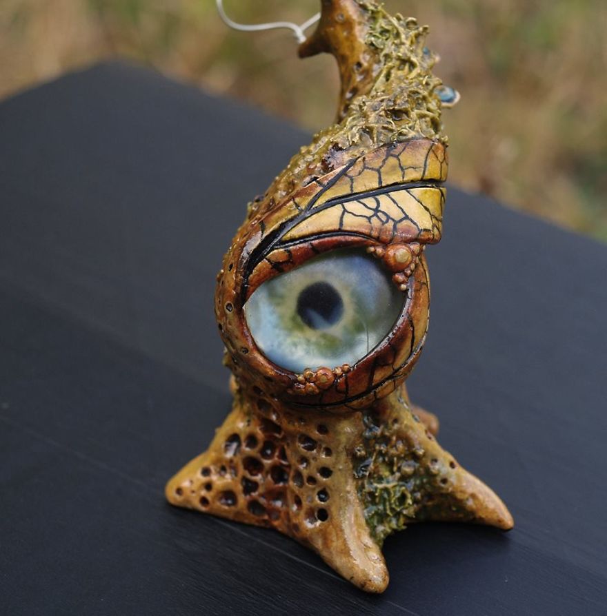 I Make Sculptures Of Gentle Monsters From Polymer Clay