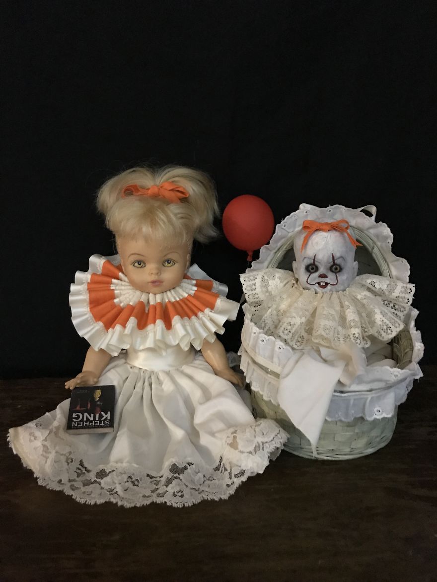 I Refurbish Old Dolls Into Creepy Halloween Decorations I Refurbish Old Dolls Into Creepy Halloween Decorations
