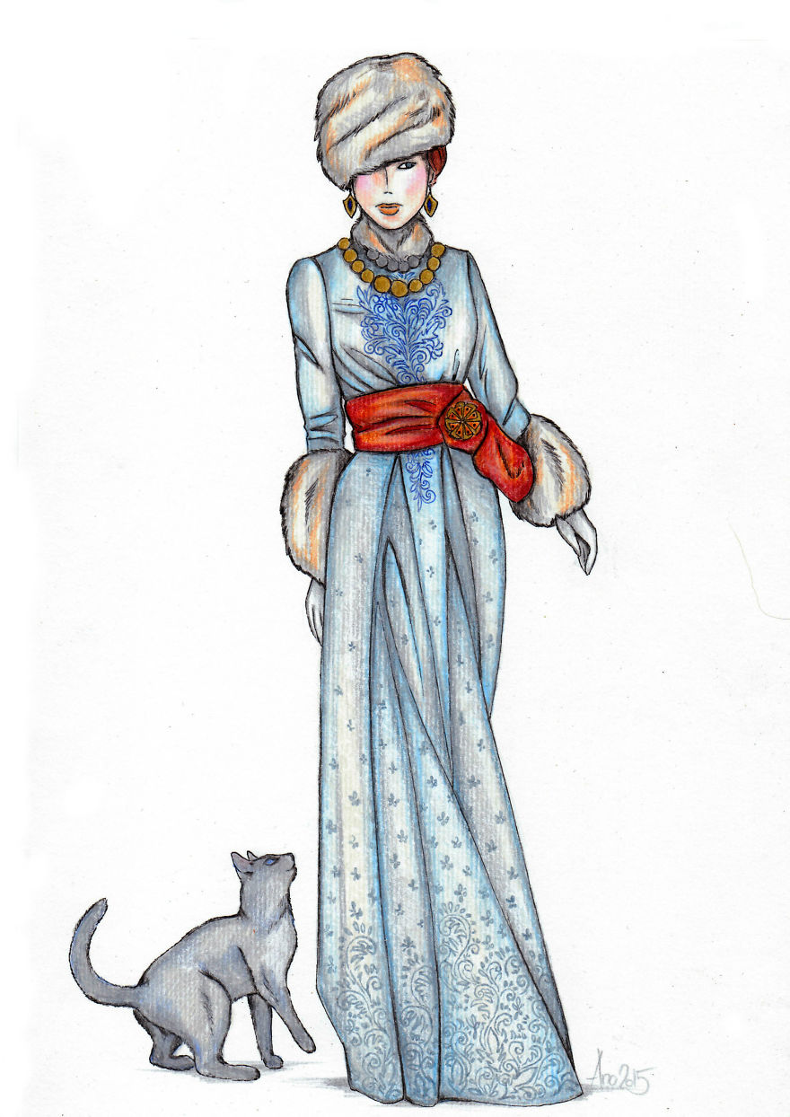 I Draw Beautiful Women Figures In Order To Express My Emotions, Inspiration And Imagination