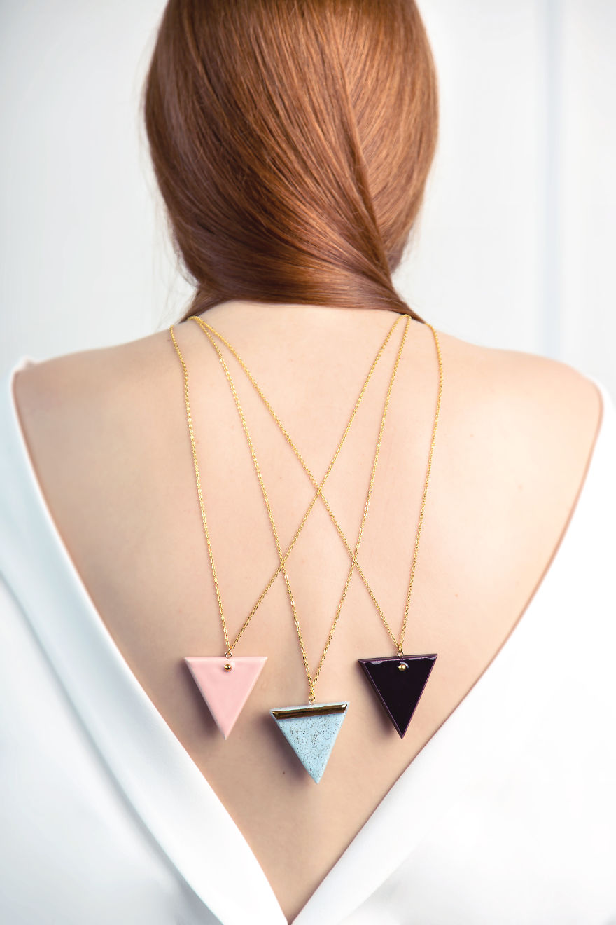I Made This Minimalist Geometric Ceramic Jewelry I Made This Minimalist Geometric Ceramic Jewelry