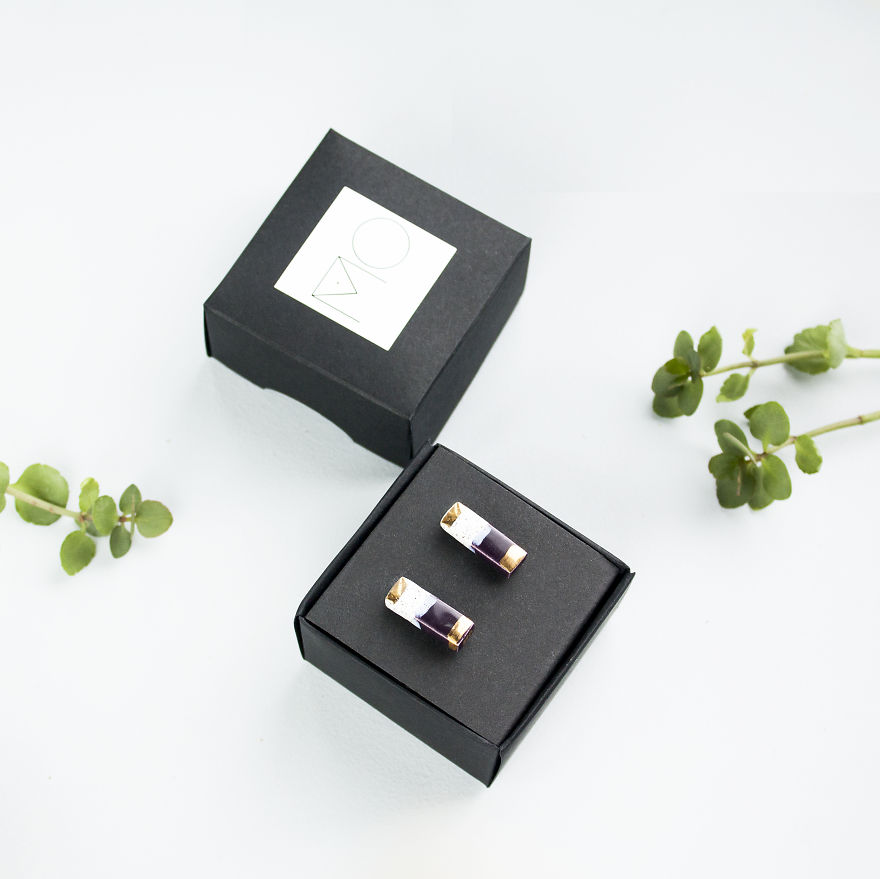 I Made This Minimalist Geometric Ceramic Jewelry