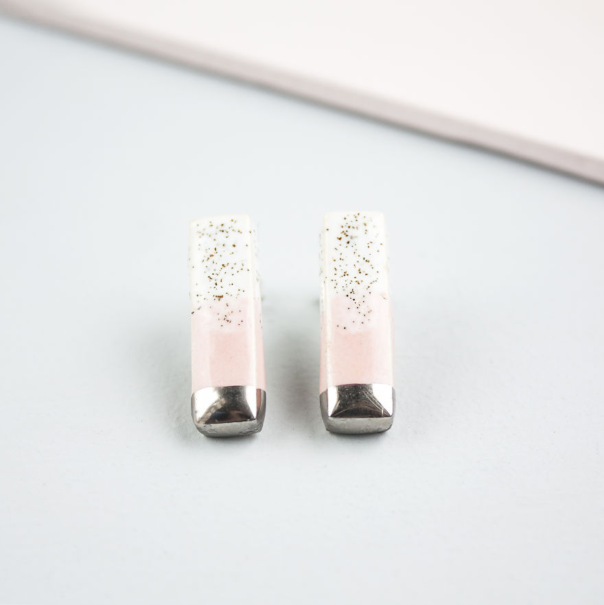 I Made This Minimalist Geometric Ceramic Jewelry I Made This Minimalist Geometric Ceramic Jewelry