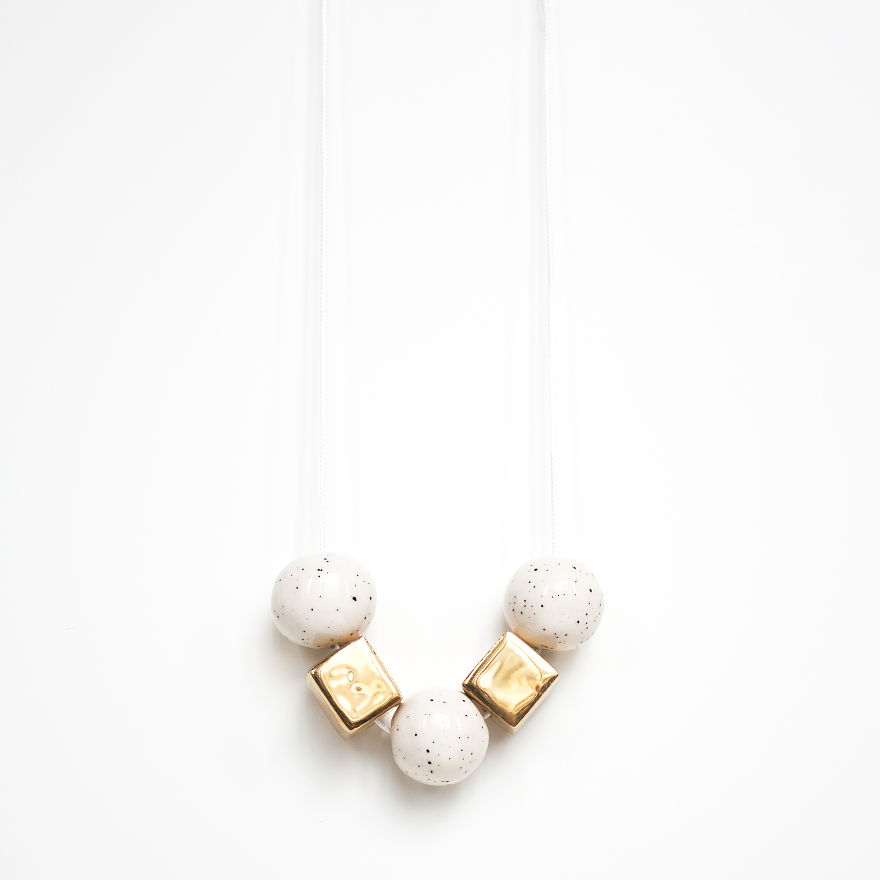 I Made This Minimalist Geometric Ceramic Jewelry