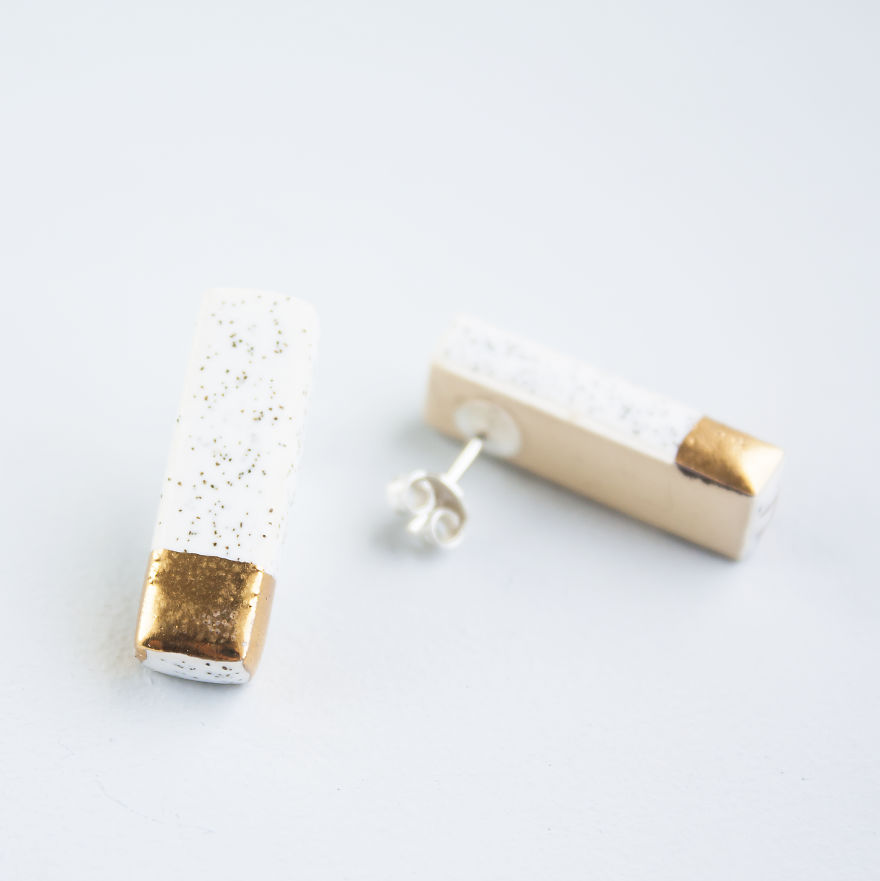 I Made This Minimalist Geometric Ceramic Jewelry I Made This Minimalist Geometric Ceramic Jewelry