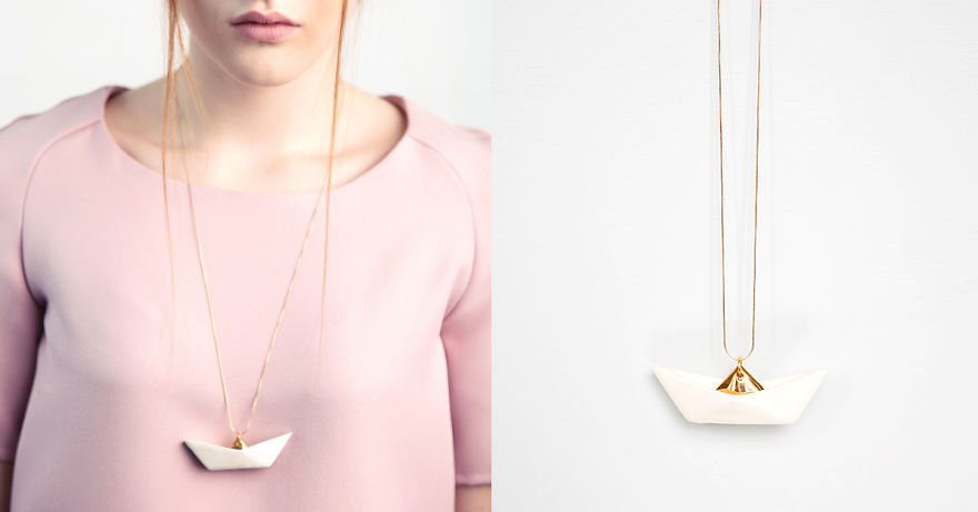 I Made This Minimalist Geometric Ceramic Jewelry